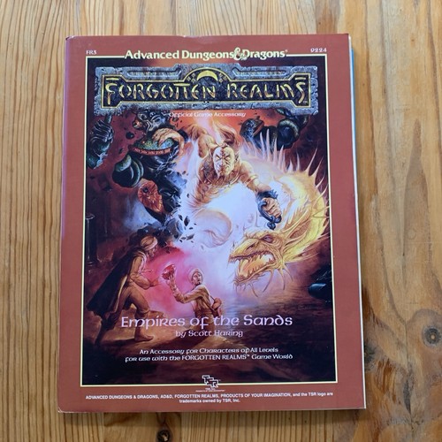 AD&D 2ª Ed., Forgotten Realms, Accessory FR3, TSR 9224, Empires of the Sands