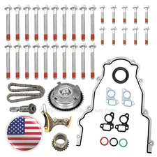 Timing Chain Kit Head Bolt Gasket VVT Actuator Fit Chevrolet Suburban Impala 4.8