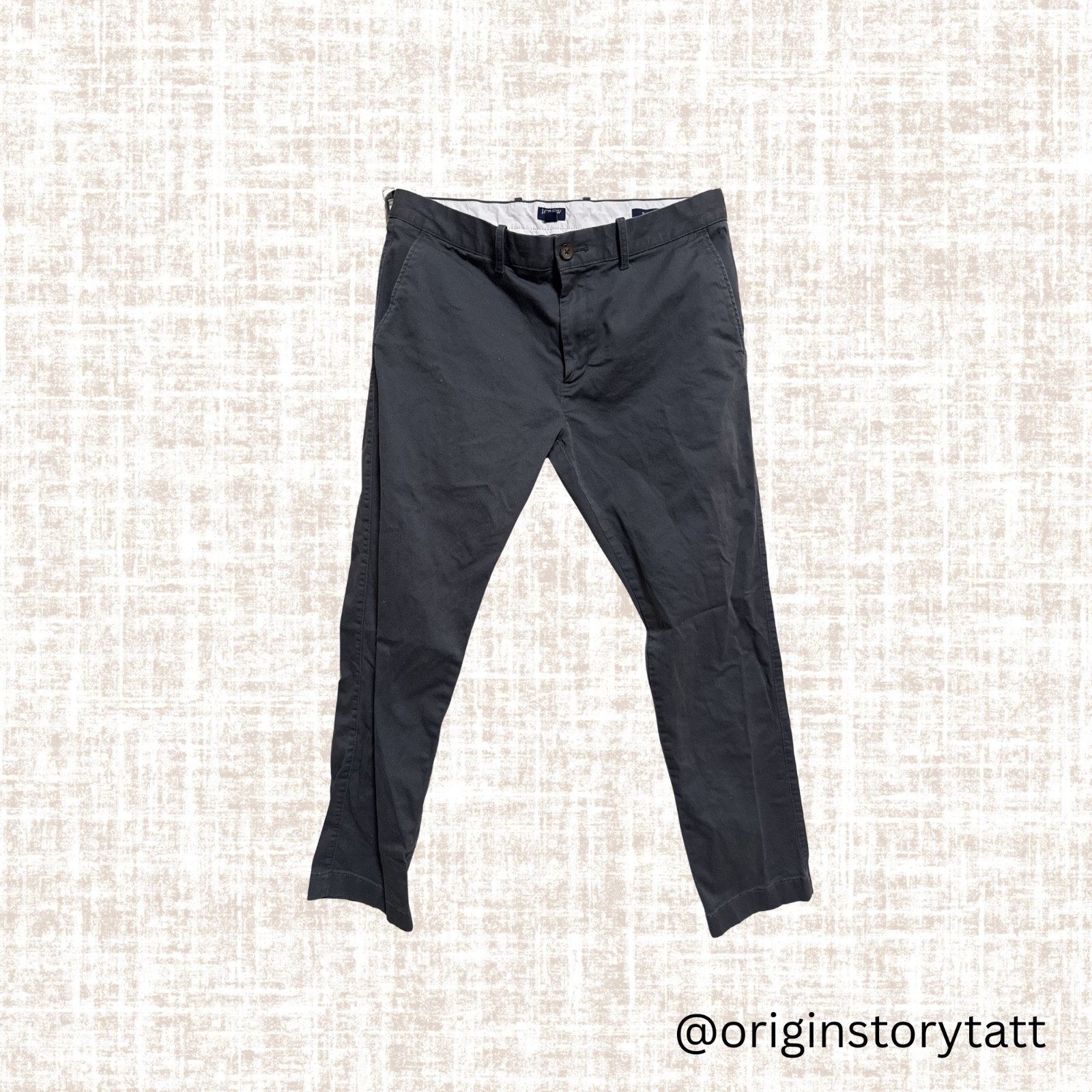 J Crew Grey Broken In Chinos 484 Slim Fit  34x30