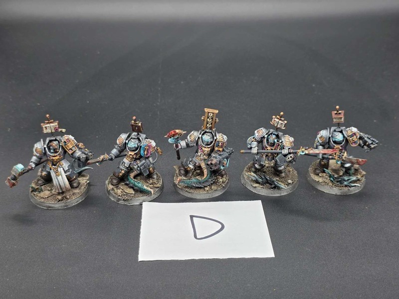 warhammer 40k Grey Knights Terminator Squad x5 Lot D