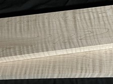 Curly Maple .75x4x24" Tiger S4S Lumber Wood Matching SET 131 SUPER