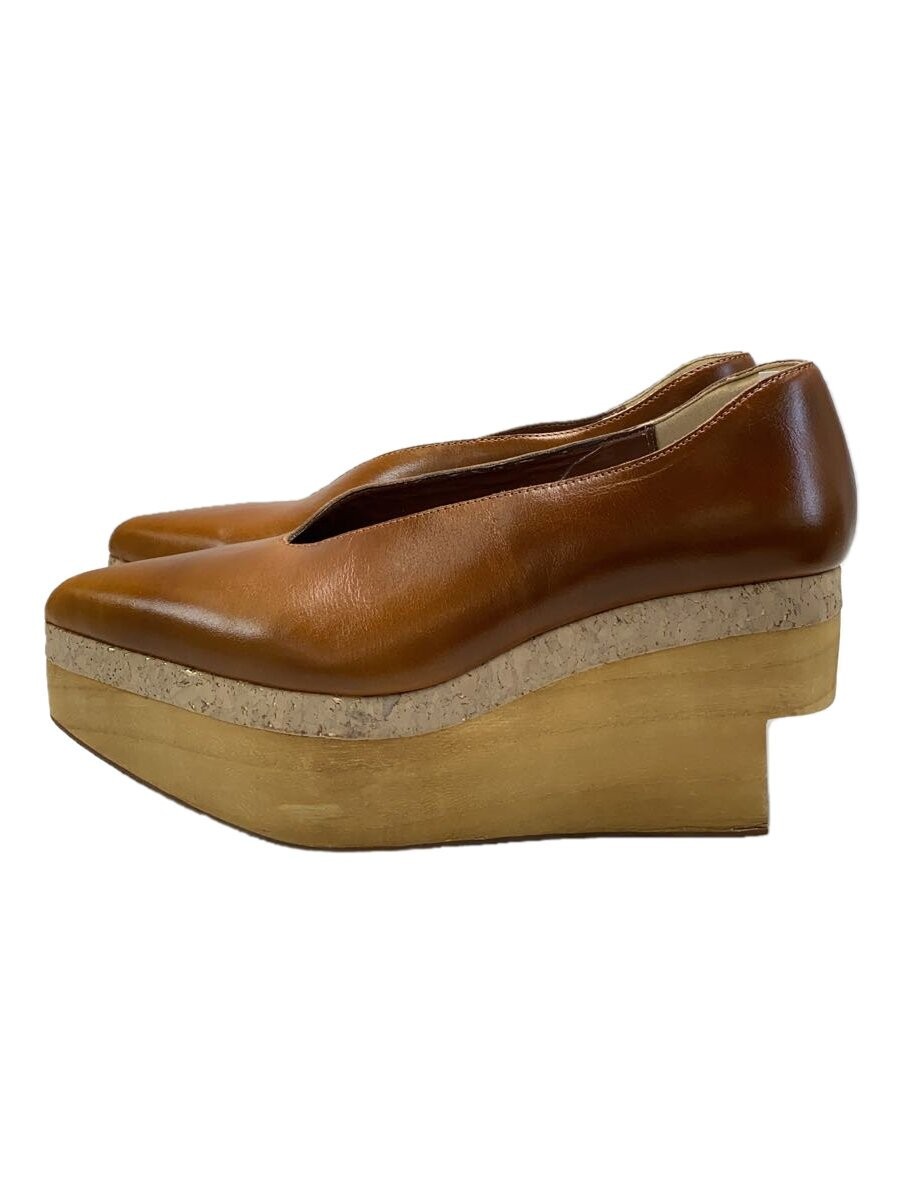 Ameri Wood Pumps Thick Sole Brw Leather Jbs96 - image 1