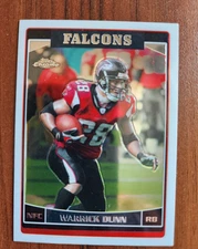 2006 Topps Chrome Warrick Dunn Atlanta Falcons #69