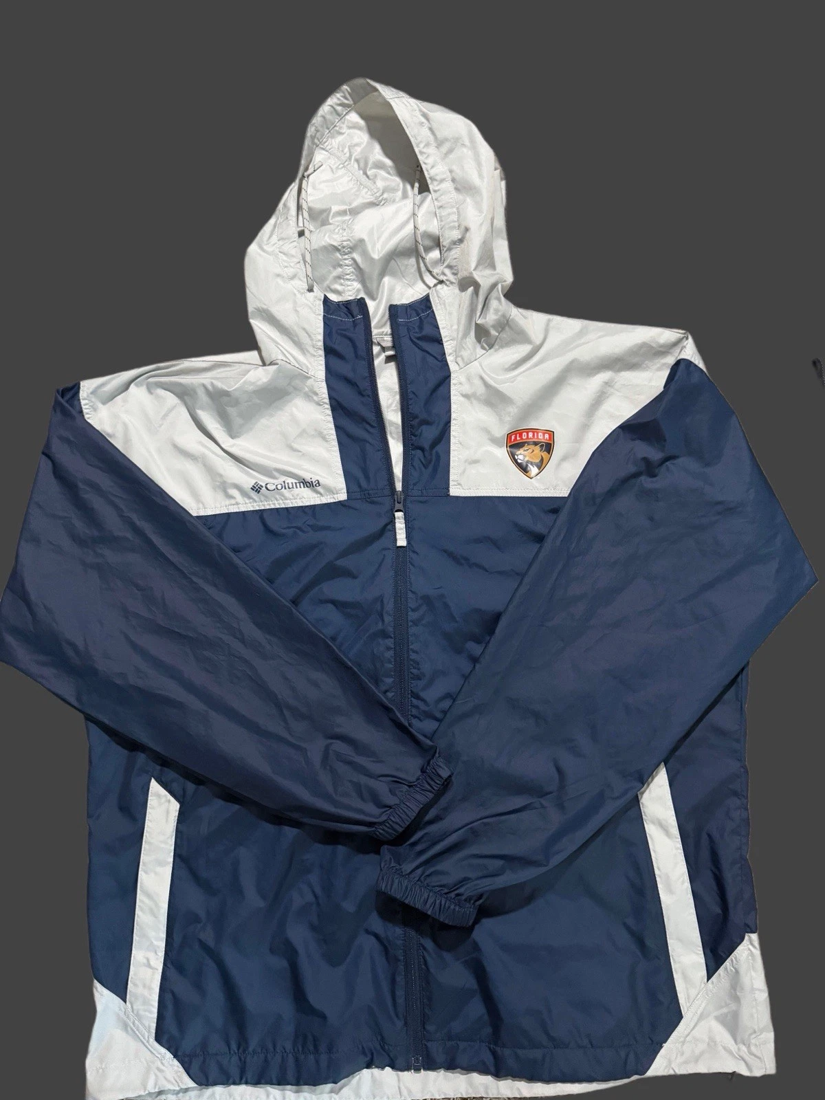 Columbia Men’s Florida Panthers Wind Breaker Size XL Full Zip