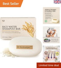Sustainable Hair Growth Shampoo Bar - Fermented Rice Water, 5oz, All Hair Types