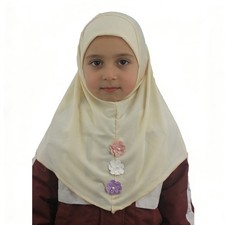 Full Cover Kids Girls Muslim Hijab Shawl Wrap Amira Niqab Burka Headscarf Scarf