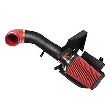 4 Inch Performance Cold Air Intake Filter Kit with Shield for 99-06 Black  Red
