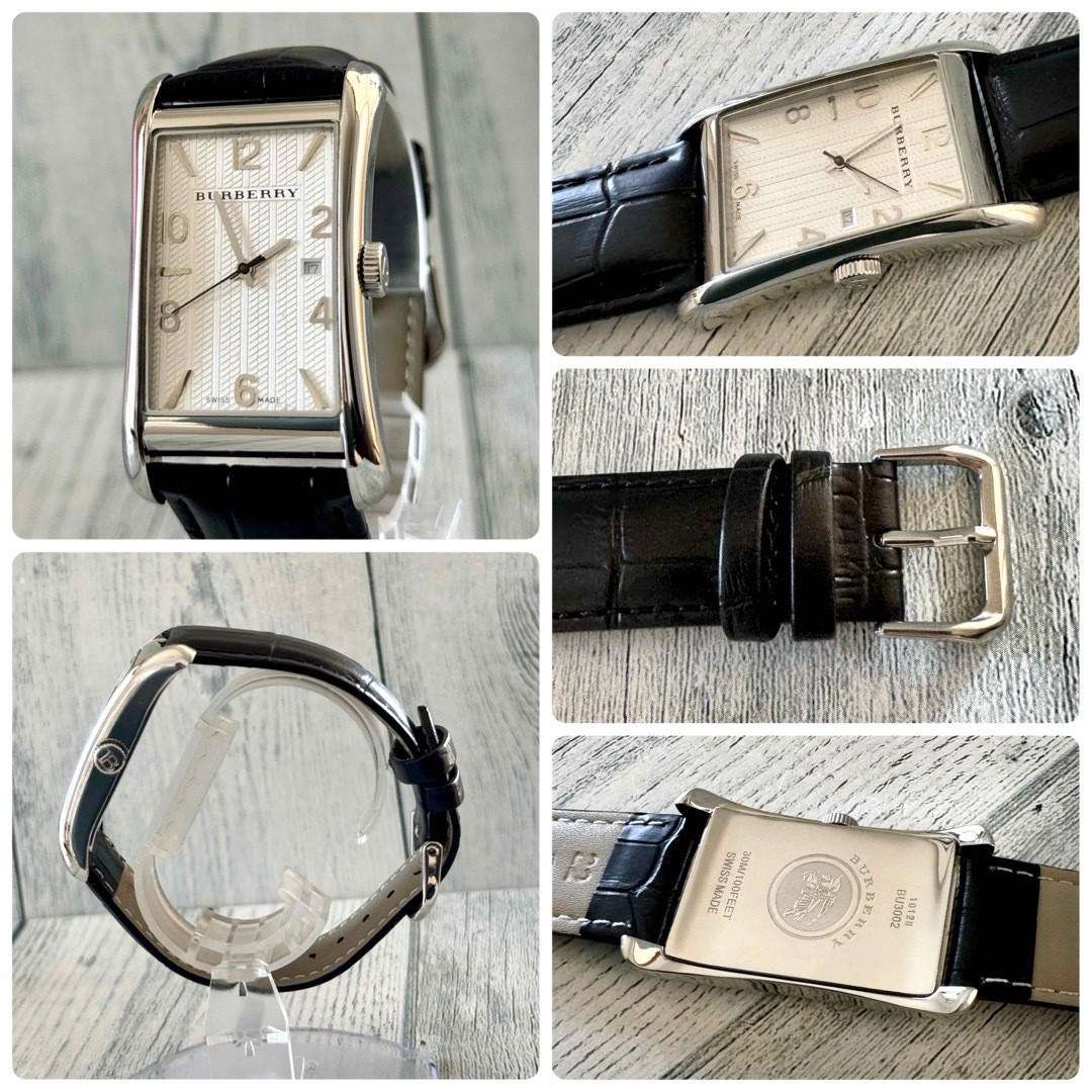 [Rare] BURBERRY Watch BU3002 Rectangular - image 2