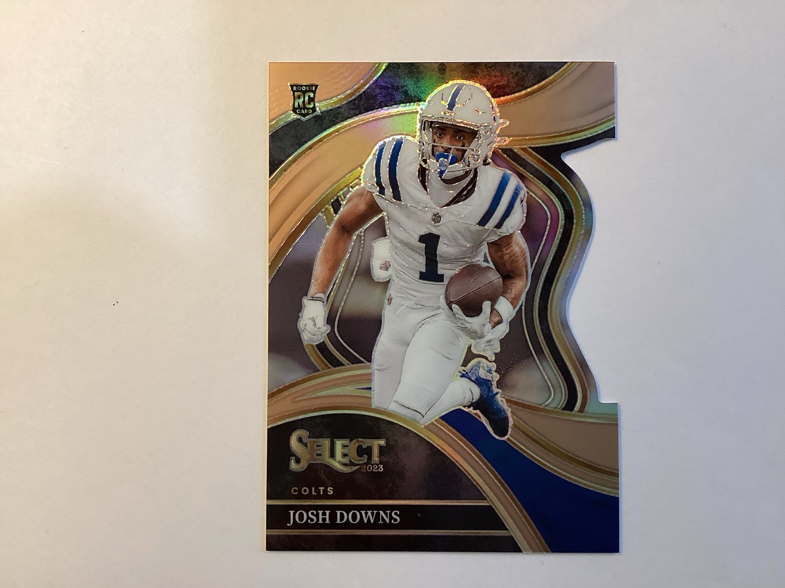2023 Panini Select Josh Downs Club Level Die-Cut Bronze Prizm /299 RC #251 Colts