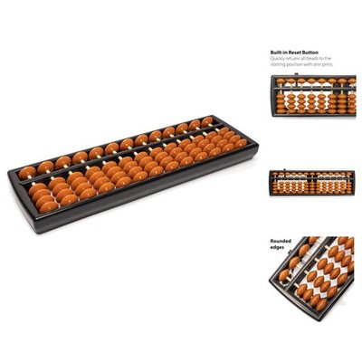 Durable 13-Column Soroban Abacus for Tactile Math Learning - Lightweight Design