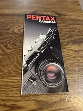 Pentax Cameras Brochure Guide Circa 1980s