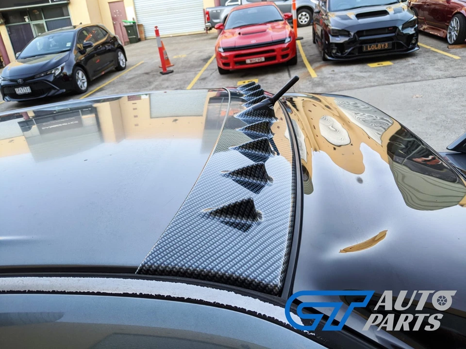 Vortex Generator Roof fin spoiler for 01-08 Mitsubishi Lancer Evo 7 8 9 - image 4 of 4