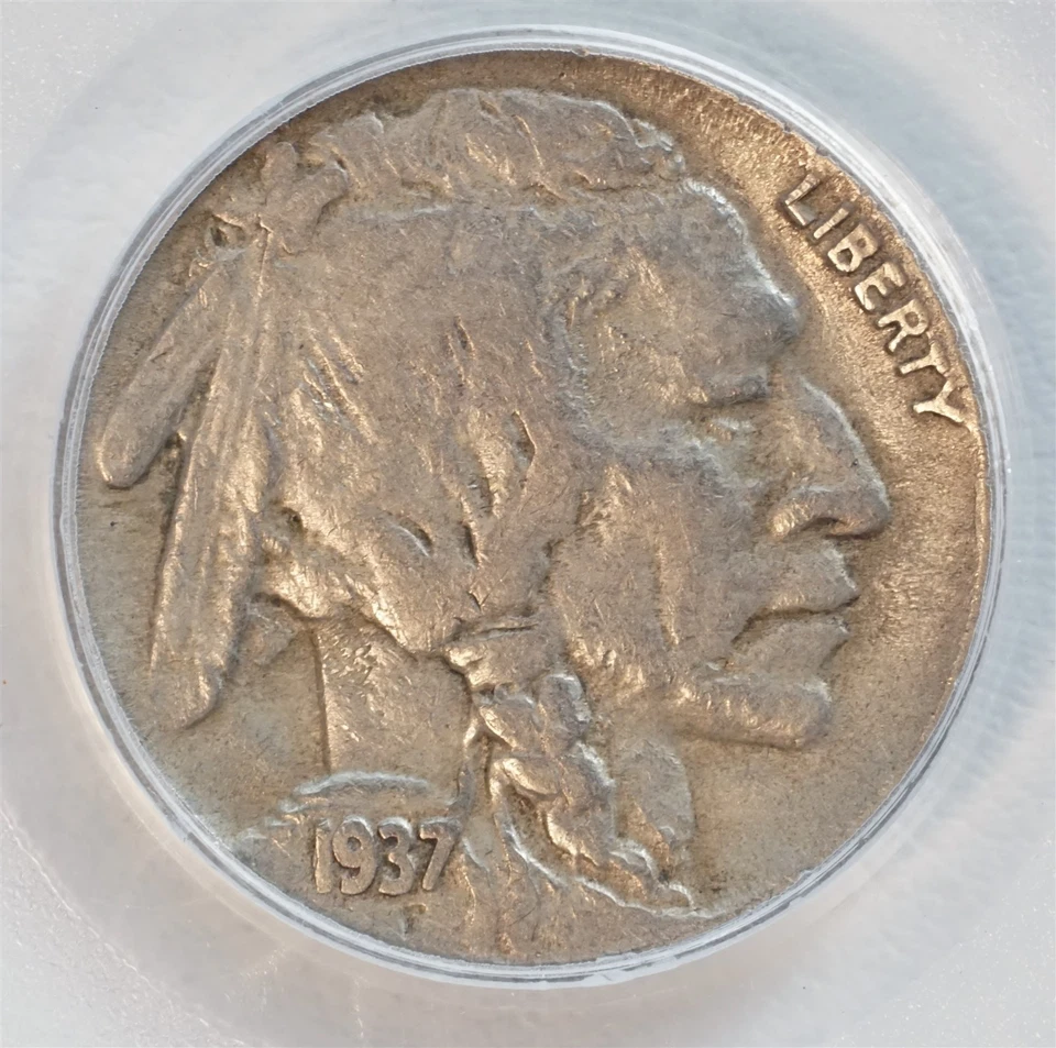 1937 D Buffalo Nickel PCGS VF 30 3 Legs 5C - Image 3 of 4