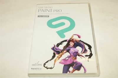 CLIP STUDIO PAINT PRO Full Version - Illustrations Comics Anime Software DVD-ROM