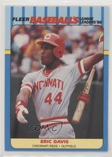 1988 Fleer Baseball's League Leaders Box Set Eric Davis #8 04br