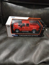 Braha 1/28 Ford F-350 Super Duty Platinum Friction Plastic Model #866-82435 NIB