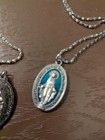 Silver Miraculous Medal Necklaces 2 Ct Very pretty  — photo 5