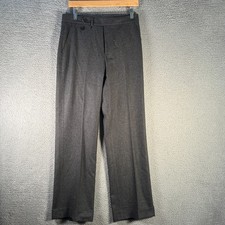 Ralph Lauren Purple Label Womens Black Wool Dress Pants Size 4 USA Made