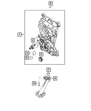 Genuine Mopar Timing Case Cover Gasket 68519305AA