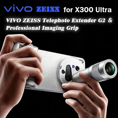 vivo X300 Ultra ZEISS Extender G2 + Griff   8,7x Zoom, 200MP, Profi-Kamera-Set