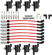 UF262 Ignition Coil Pack Iridium Spark Plugs W/Spark Plug Wires