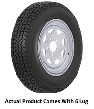 Americana Tire And Wheel  3s879  St225 75d15 D 6h Spk Wh Str K5