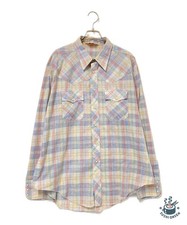 SUNDANCE by CAREER CLUB 70's Western Check Shirt Size: XL Multicolor Men