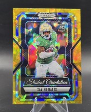2025 Panini Prizm Draft Picks - Xavier Watts #15 Gold Ice Prizm (RC)