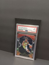 Anthony Edwards 2020 Panini Select #61 Red/White/Orange Shimmer Rookie RC PSA 9