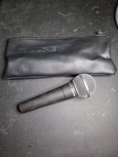 Shure SM58 Professional Cardioid Dynamic Vocal Microphone w shure leather case