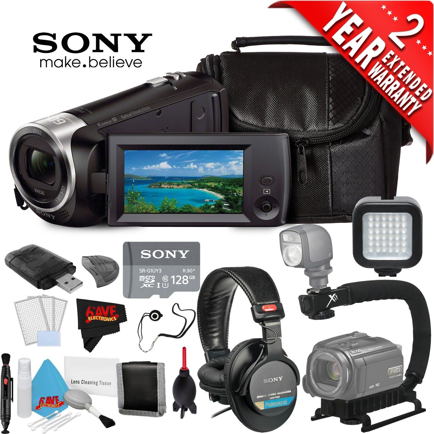 Видеокамера Sony HDR-CX405 Hd Черный + комплект Sonyd