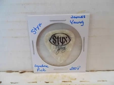 STYX "JAMES YOIUNG" 2008 GUITAR PICK~READ DESCRIPTION #38~2
