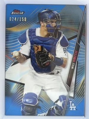 2020 Topps Finest Blue Refractor /150 Will Smith #46 - Dodgers