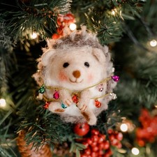 The Crafty Kit Company Weihnachten Igel Nadelfilzset