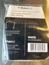 Timbertech Impression (Classic) Rail Collar Kit-stairs (White)