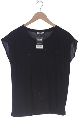 Liu Jo Jeans T-Shirt Damen Shirt Kurzärmliges Oberteil Gr. M Schwarz #vump4k3