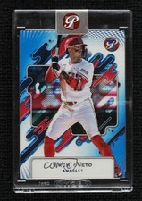 2025 Topps Pristine Blue Pristine Pulsar Refractor 8/75 Zach Neto #198 s1i