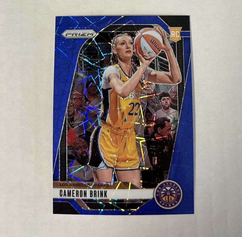 2024 Panini Prizm WNBA - Cameron Brink #127 Blue Velocity Prizm (RC)
