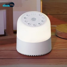White Noise Machine with 32 Soothing Sounds, 9 Colors Night Lights, Auto-Off