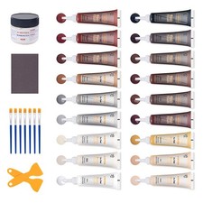Wood Scratch Repair Kit - 18 Color Wood Fillers Paste for Scratch, Crack, Sta...
