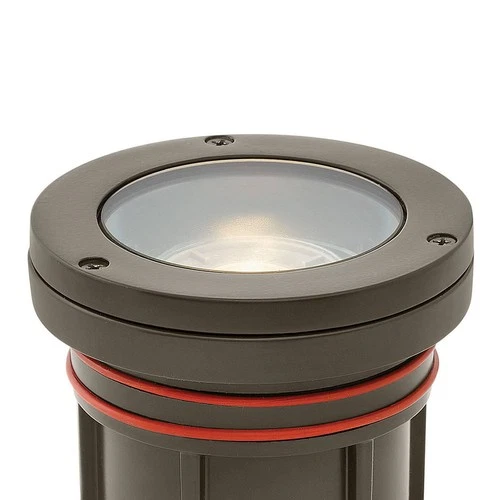 Hinkley Landscape Well Light Flat Top Well Light 4.5" Bronze - Picture 5 of 10