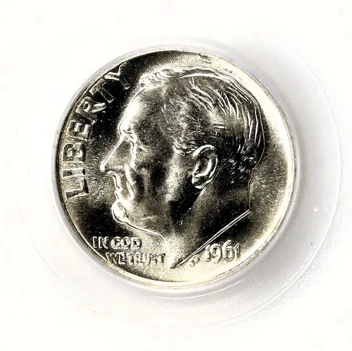 1961 Roosevelt Dime PCGS MS67