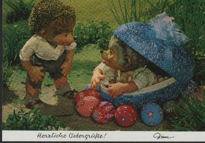 AK Mecki Diehl Nr. 357 neu ungelaufen Ostern Osterei Ostergrüße