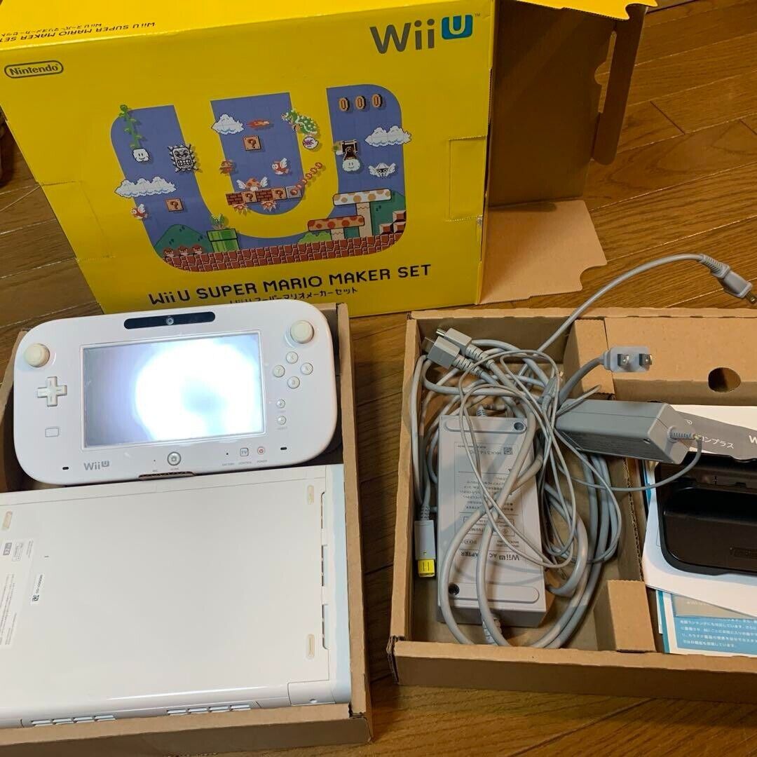 セール開催！Wii U Super Mario Maker Set 32GB Super Mario Maker Nintendo Wii U Set Limited Edition Box