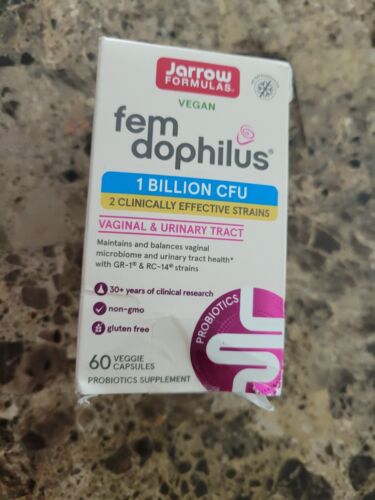 Jarrow Formulas Fem-Dophilus Probiotic 1 Billion CFU, 60 Capsules Urinary Tract