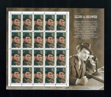 United States 32¢ Actor Edward G. Robinson Postage Stamp #3446 MNH Full Sheet