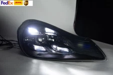 Pair For Cayenne 2007-2010 957 LED Headlight Assembly Matrix Design Bifocal Lens