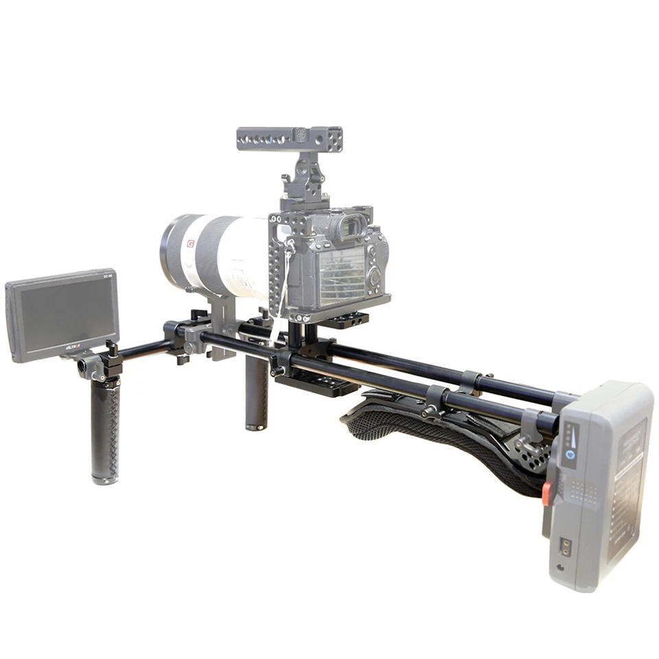 Niceyrig C100/C200/300/500/FS7/URSAMini Shoulder Mount Rig For Canon Sony Rig - Image 4 of 4