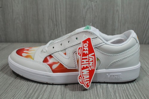 vans lowland flame red