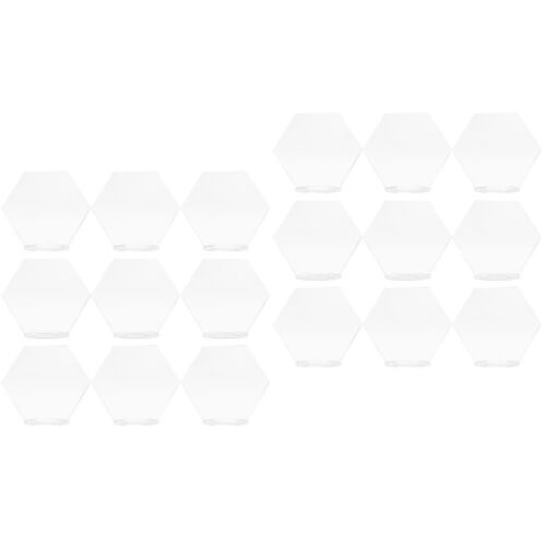  20 Sets Hexagon Blank Seat Plates Blank Table Number Card Name Cards Place - Picture 1 of 12